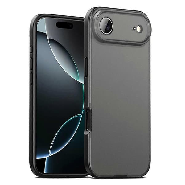 IPAKY Kompatibel med iPhone 17 Air Deksel Støtsikkert PC+TPU Matt Telefondeksel