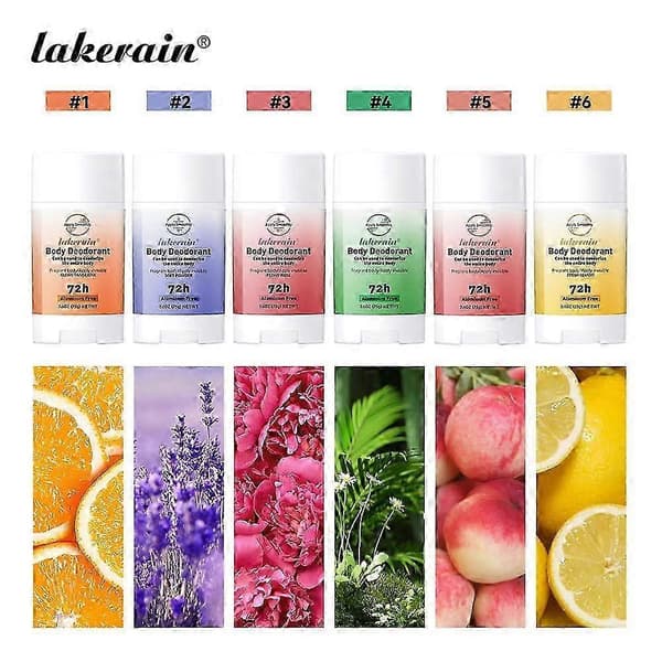 Blommig kroppsdeodorantkräm - Lavendel & Ros, 75g, Långvarig 26-27