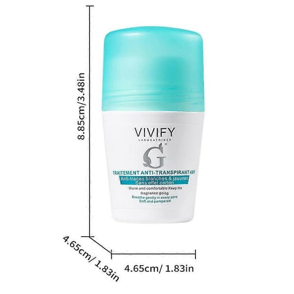 Roll-On Deodorant Snabbtorkande Formula Långvarigt Skydd