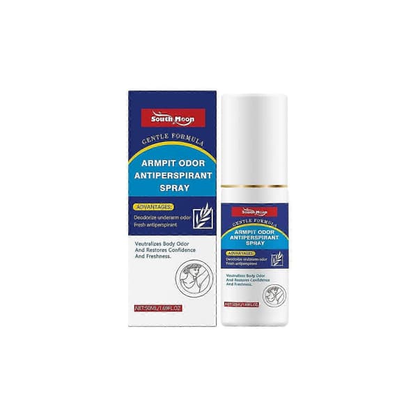 Bærbar 50 ml deodorantspray til sved- og lugtkontrol, ikke-klæbrig formel