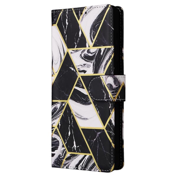 För Samsung Galaxy A23 Marmor Bronzing Stitching Läder Telefonfodral