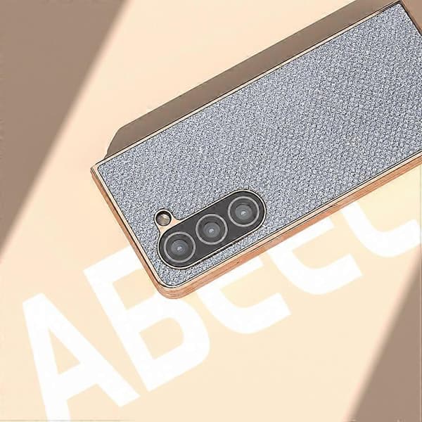 För Samsung Galaxy Z Fold5 Nanoplätering Diamond Texture Phone Case
