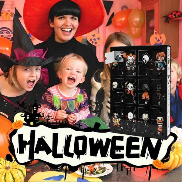 Julegave: 24-dages Halloween og jule-julekalender blind box