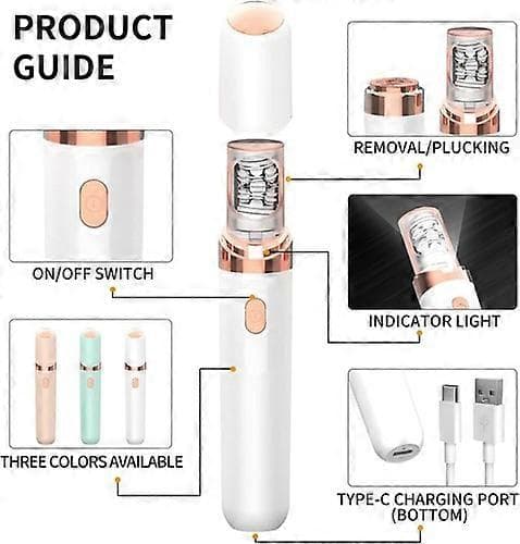 Soft Skin pro Ansigts Hårfjerner, SoftSkin Pro Kvinder Ansigts Epilator (Pink)
