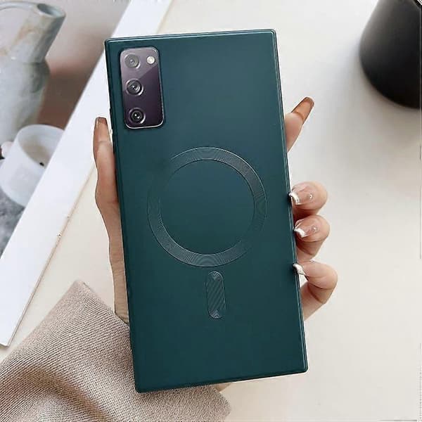 För Samsung Galaxy S20 FE Metallic Paint Magsafe Liquid TPU Phone Case