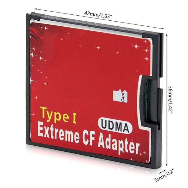 CF-kortleser for datamaskin, SD CF Micro-SD TF minnekortleseradapter