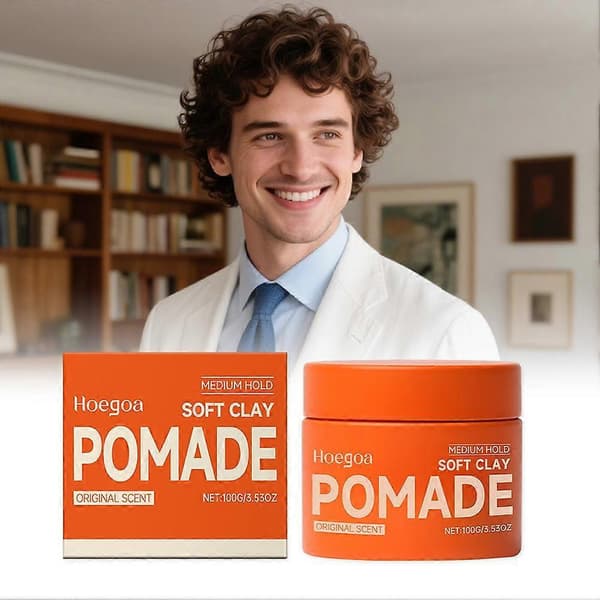 Blød Ler Pomade Original Duft, Blød Hår Ler Pomade, Ler Styling Hår M69C