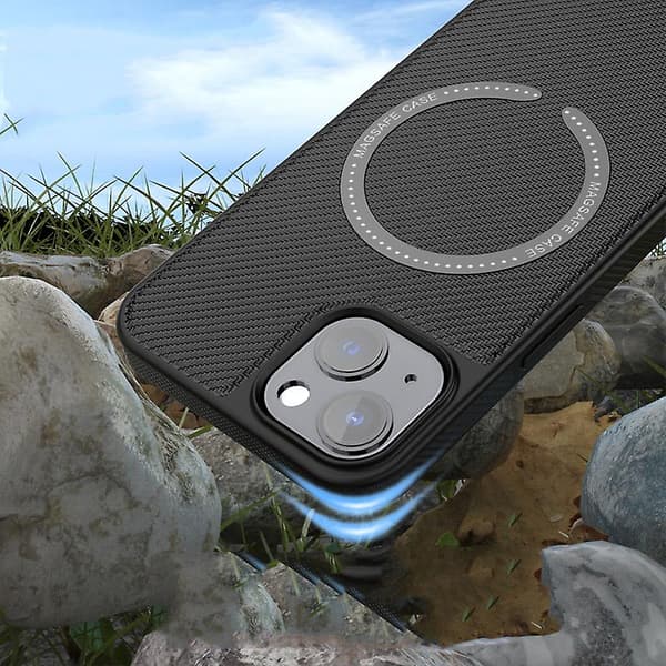 INF Magnetic Carbon Fiber Charging Case for iPhone 13