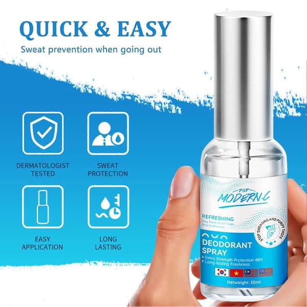 Deodorantspray för armhålsdoft Säkra ingredienser Kroppsdeodorant