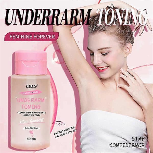 Underarm Toner: Opfriskende, lysner huden, deodorant og langvarig duft-xhs