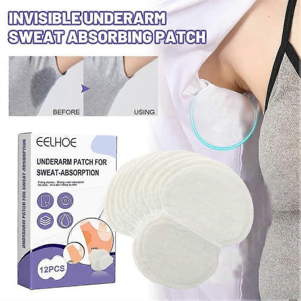 24x Engångs svettkuddar Plåster Antiperspirant Underarmskydd Ark