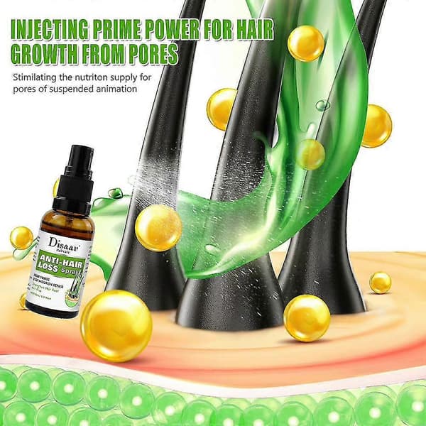 30 ml Hårväxtvätskespray Närande Anti-håravfallsspray Serum Hårvård