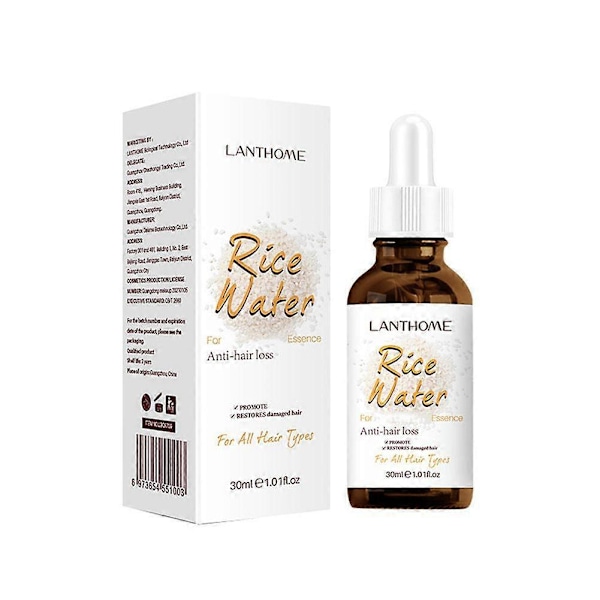 Lanthome Risvand Hårserum, Risvand Shampoo og Balsam