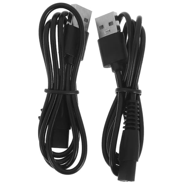 Elektrisk barbermaskine strømkabel USB-opladerkabel tilbehør til hårfjerning 8 stk.
