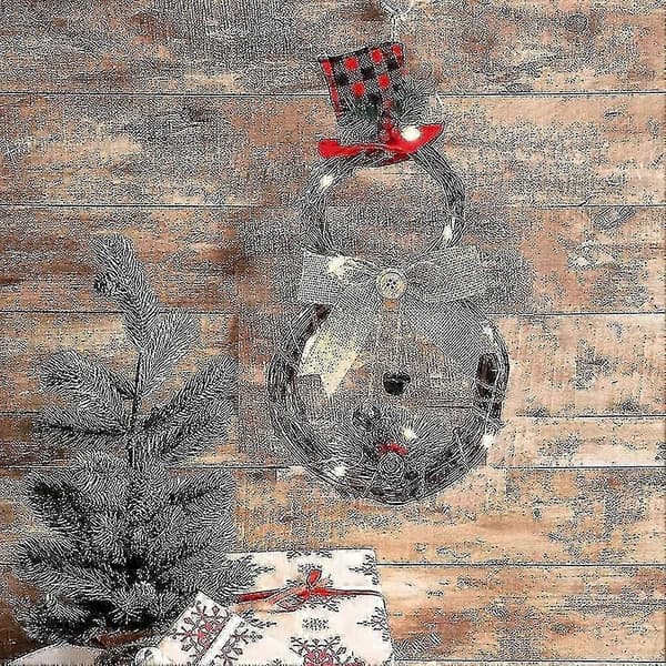 Julekrans dekorasjon lysende julekrans julepynt julegave