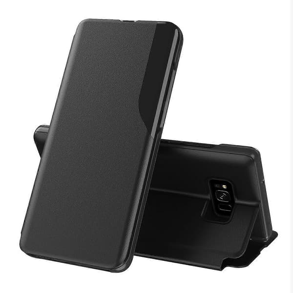 Til Samsung Galaxy S8 Side Attraction Flip Holder Læder Telefonetui