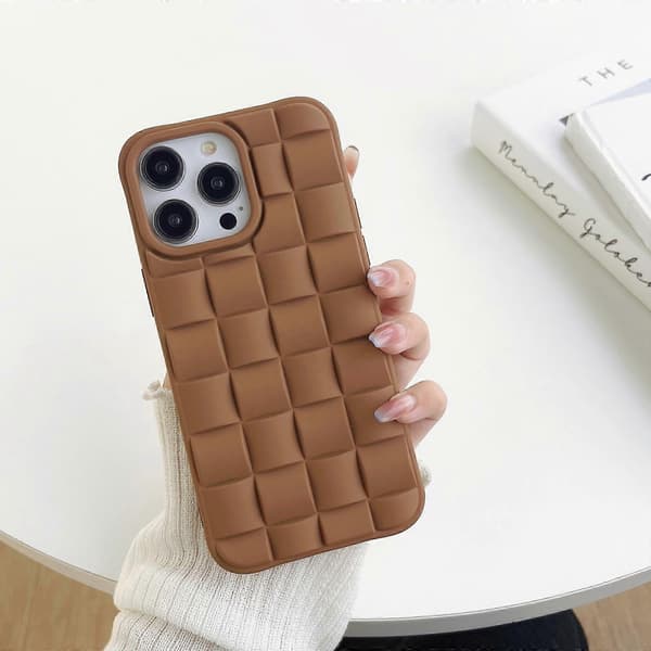 Vævet tekstur hudfølelse telefoncover til iPhone 11