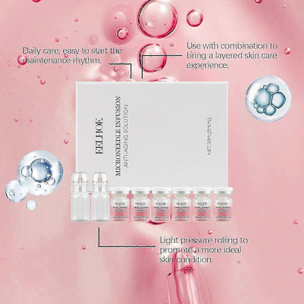 Microinfusion System Needling Kit for Face, Deep Hydration, Anti-Aging and Smoothing Wrinkle Serum Applicator (1 pc)