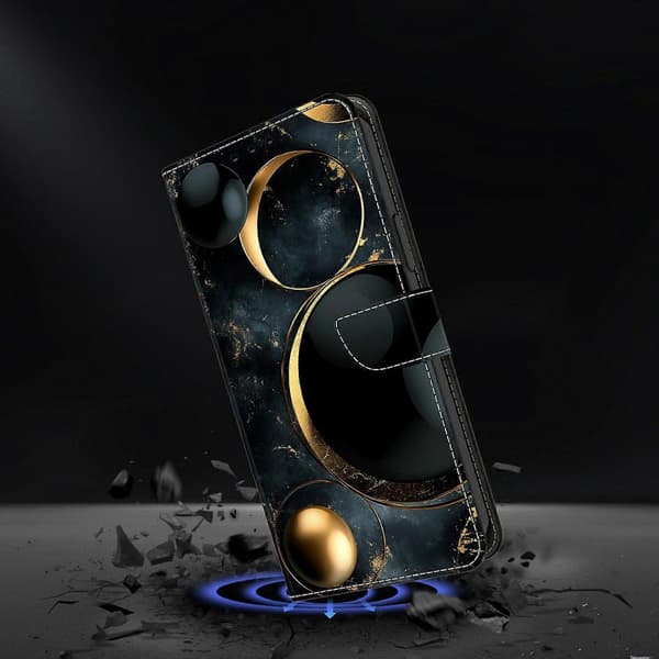 Til Samsung Galaxy A17 5G A17 4G Pung Etui Foldbart Stativ Mønstertryk Læder Flip Telefon Etui