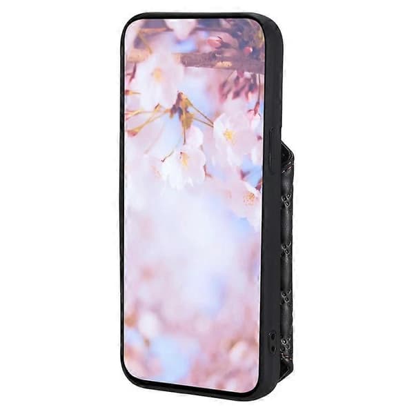 Til Samsung Galaxy S23 5G Grid Texture Card Bag Telefoncover med snor