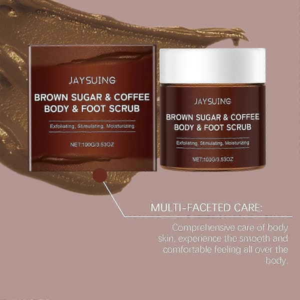 Kaffe Body Scrub til Glat Fugtet Hud