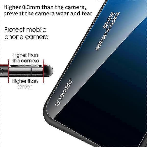 e Til Samsung Galaxy A54 5G Gradient Color Glas Telefoncover