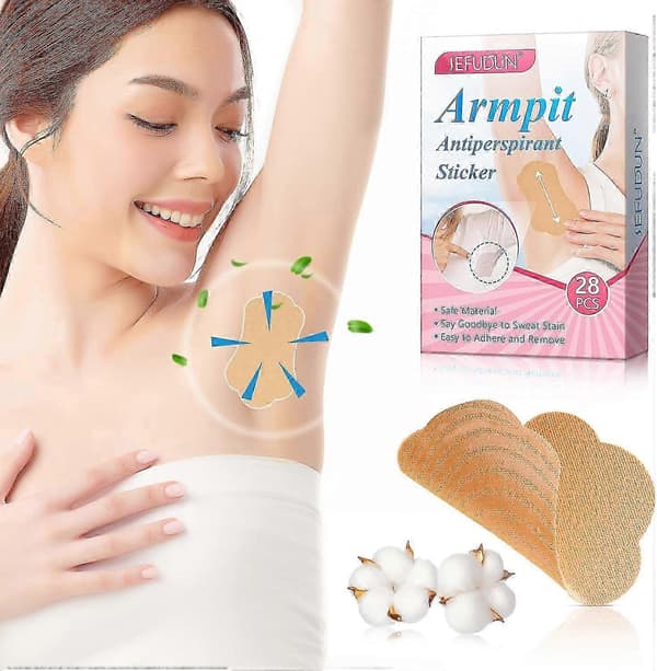 Svedpuder til armhuler, svedpuder til armhuler, antiperspirantplastre til armhuler til kvinder