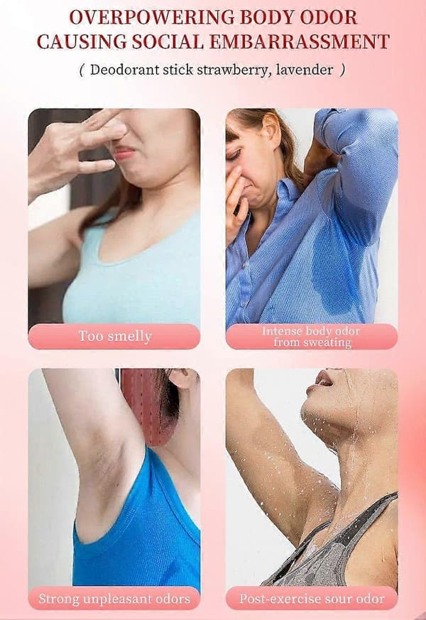 Deodorantstift for menn og kvinner, 50 g roll-on deodorant for menn, aluminiumfri deodorantstift, 48 timers friskhet, langvarig duft av parfymekvalitet
