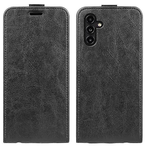 Samsung Galaxy A14 5G / 4G Flip -puhelinkotelo, musta