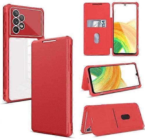Til Samsung Galaxy A33 Magnetisk Flip Læder Telefonetui