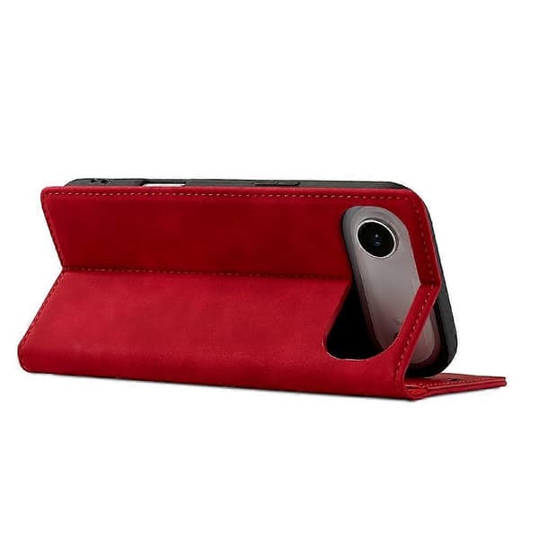 LC.IMEEKE kompatibel för iPhone 17 Air Case Plånbok Microfiber Läder Telefonskydd