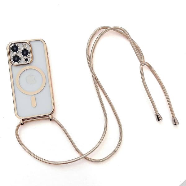 Til iPhone 14 Pro mobiltelefon cover (guld)