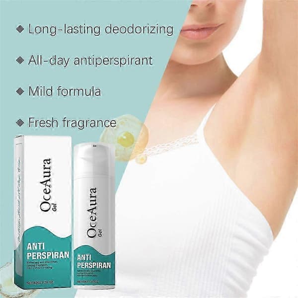 Antiperspirant Gel, Mod Hyperhidrose, Antiperspirant Til Kvinder Mænd, Sved