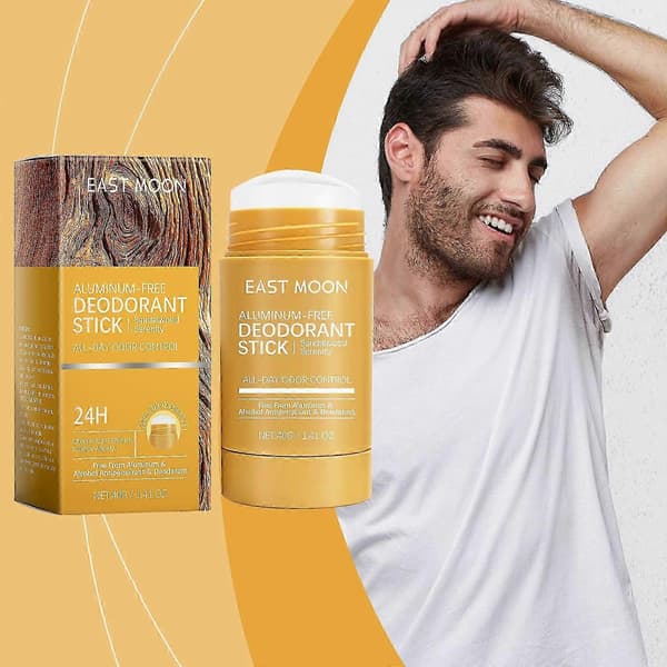 Naturlig deodorantstick för fräschör hela dagen, skonsam och resevänlig 40g