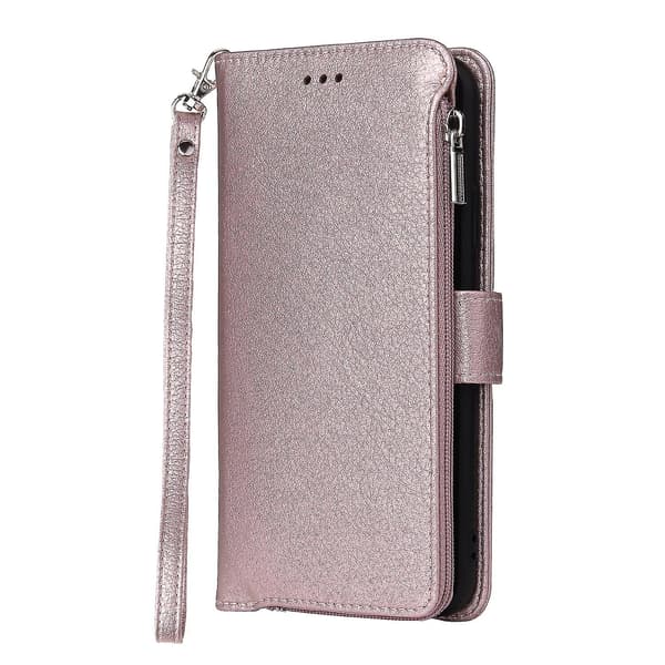 Iphone 11 Fodral Plånbok Med Rem Korthållare Pu Läder