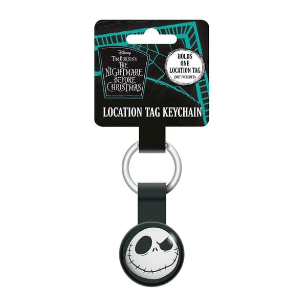 Nightmare Before Christmas Jack Skellington-nøkkelring med navnelapp