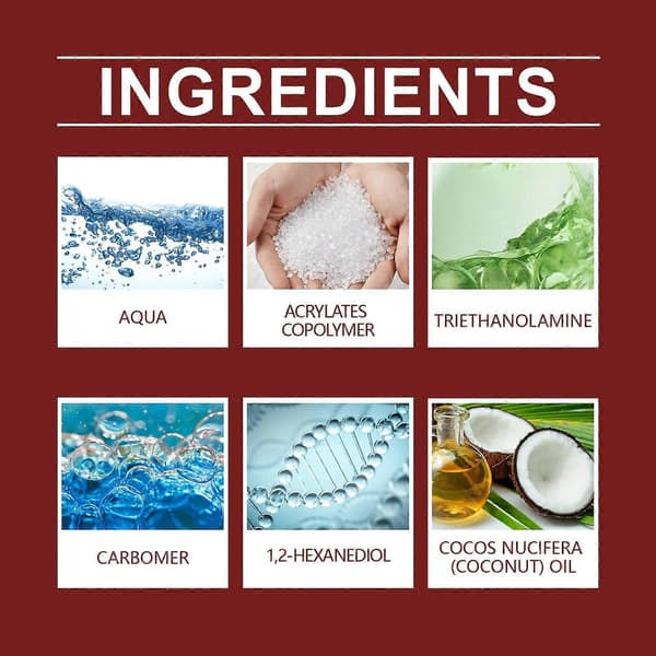 Hårstylingkräm är noggrant formulerad med akrylat (ester) sampolymerer och trietanolamin