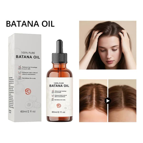 Batana Hårvækstserum til Hårvækst til Alle Hårtyper 60ml (2 stk.)
