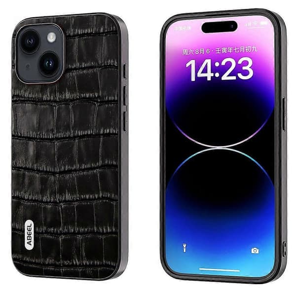 ABEEL Fodral med krokodiltextur för iPhone 15 Plus