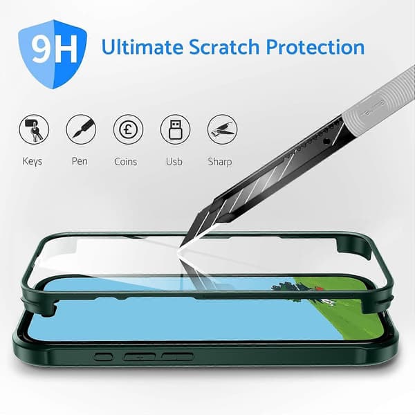 Dobbeltsidet plastglas telefoncover til iPhone 16