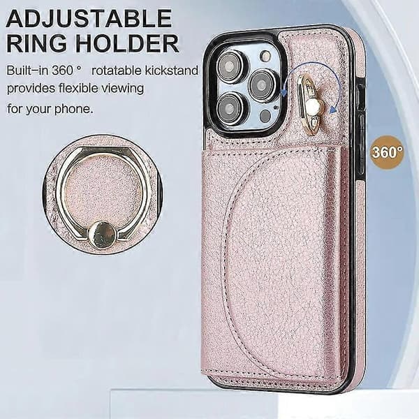2025 Ring Card Bag -puhelinkotelo iPhone 13 Pro Maxille