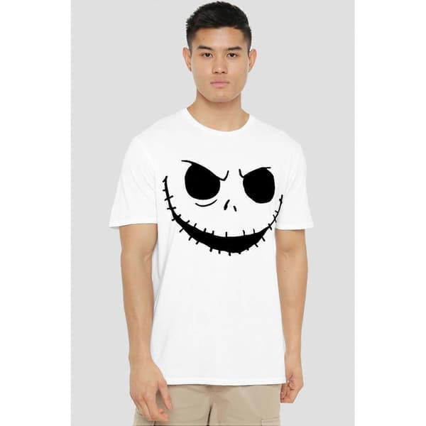 The Nightmare Before Christmas Jack Face T-skjorte for menn