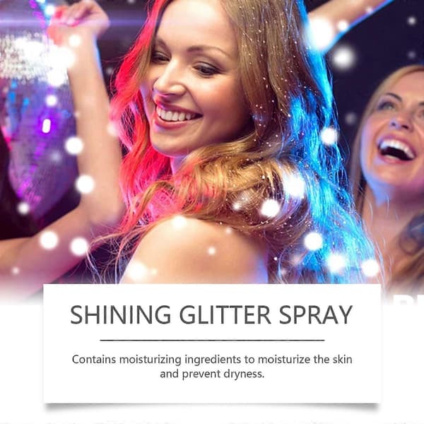 Eelhoe Highlighter Glitter Spray Flash Spray Highlighter Spray Natural Stereoscopic Glitter
