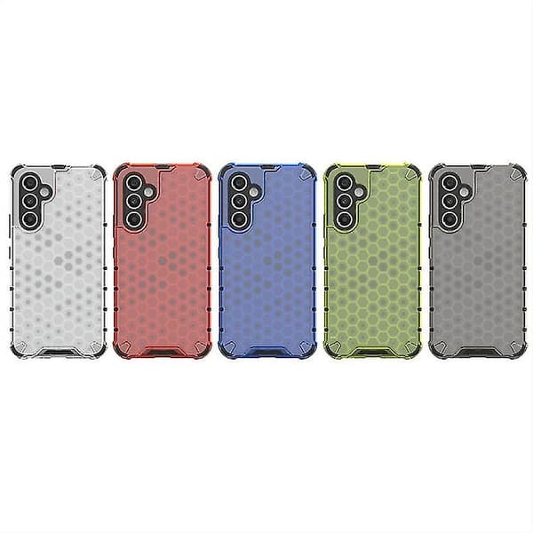 For Samsung Galaxy A04e 5g Honeycomb støtsikkert telefondeksel (rød)