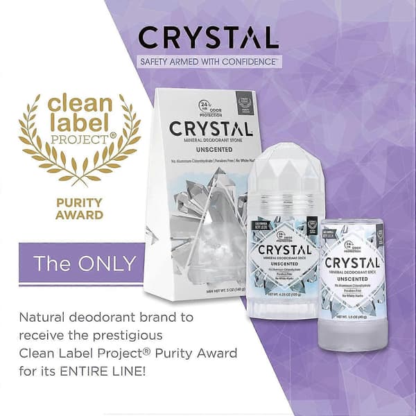 Deodorant Stick Mineral Deodorant - Oparfymerad Kroppsdeodorant, 24 timmars luktskydd