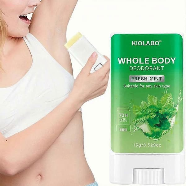 KIOLABO 72H Kroppsdeodorant - Mintdoft, Skonsam Formula, 15g