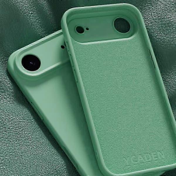 TKdaddy YCADEN för iPhone 17 Air Fodral Exakta utskärningar TPU Telefon Baksida Pärongul