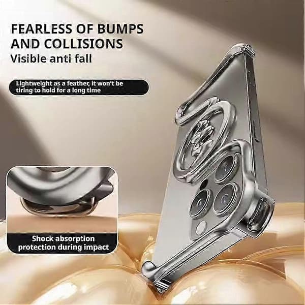 Oatsbasf Metal Rammefrit Telefoncover til iPhone 16/16 Pro/16 Pro Max 2025