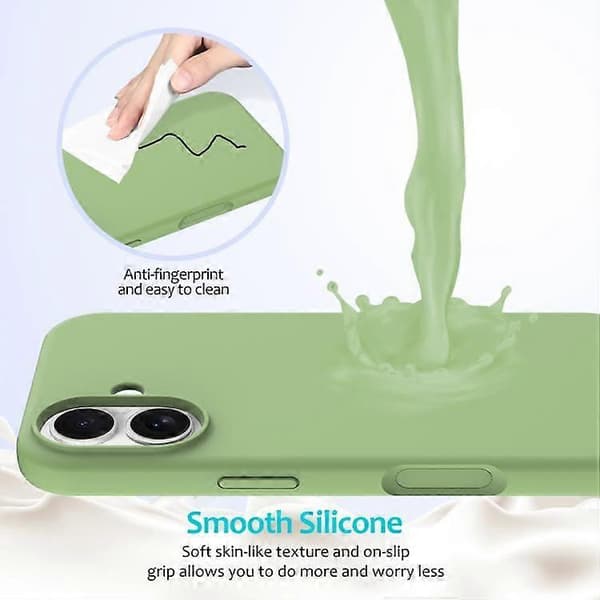 iPhone 17 yksivärinen silikoninen puhelinkotelo