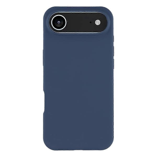 Til iPhone 17 Air-deksel Solid silikon støtsikkert telefonbakdeksel - Mørkeblå